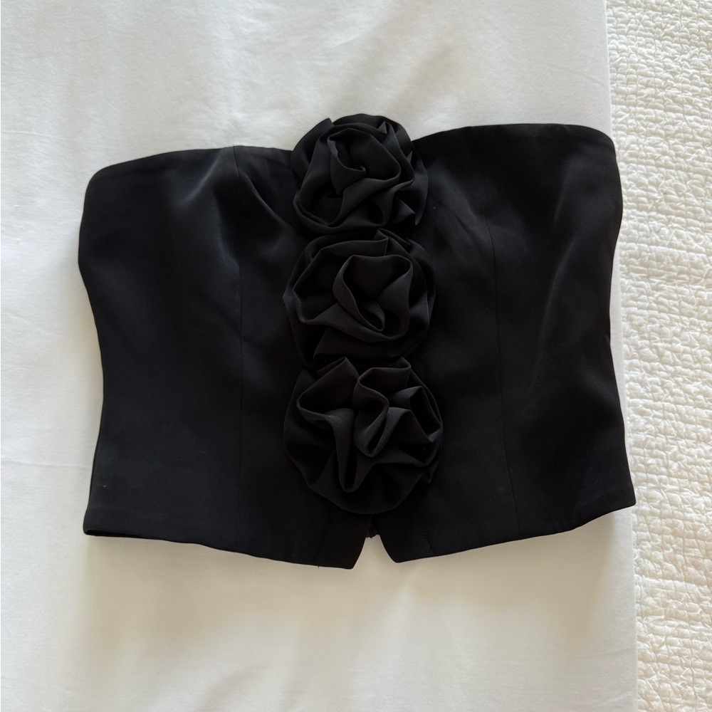 Endless Rose Flower Strapless Top